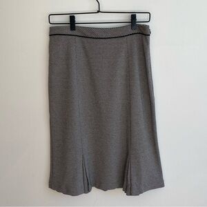 Vintage‎ Ann Taylor Black & White Pleated Pencil Skirt